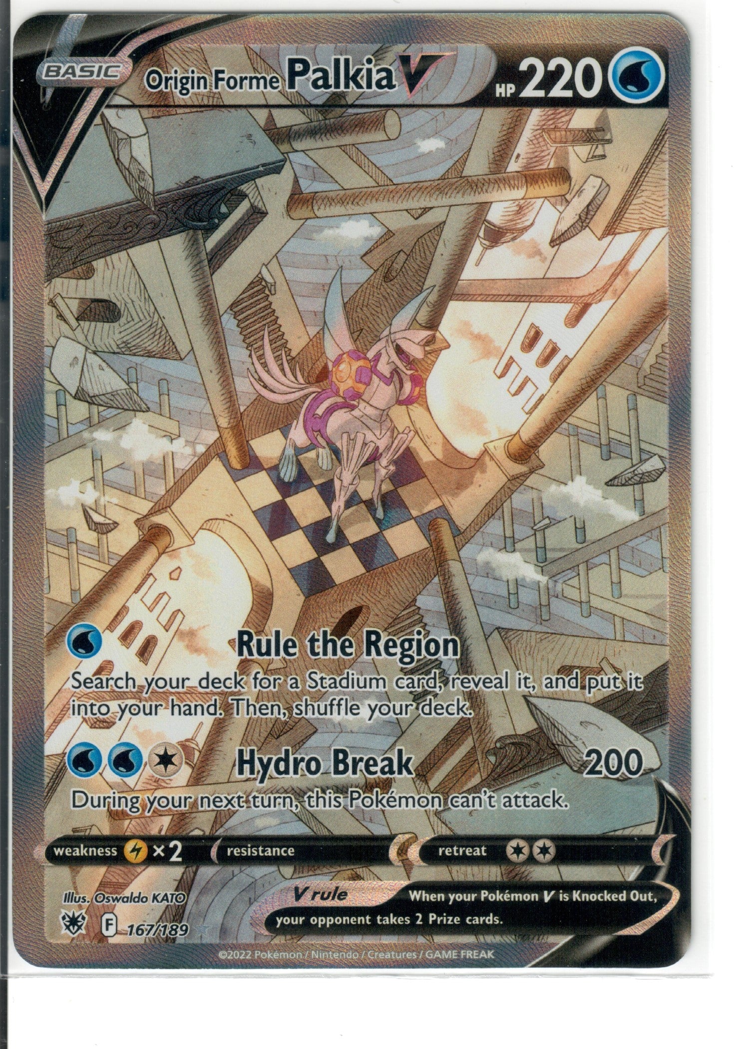 palkia v pokemon card value Origin Forme (Alternate Full Art) The item available is Trapinch - Legend Maker Pack Options:Banette (Unsearched) Édition limitée