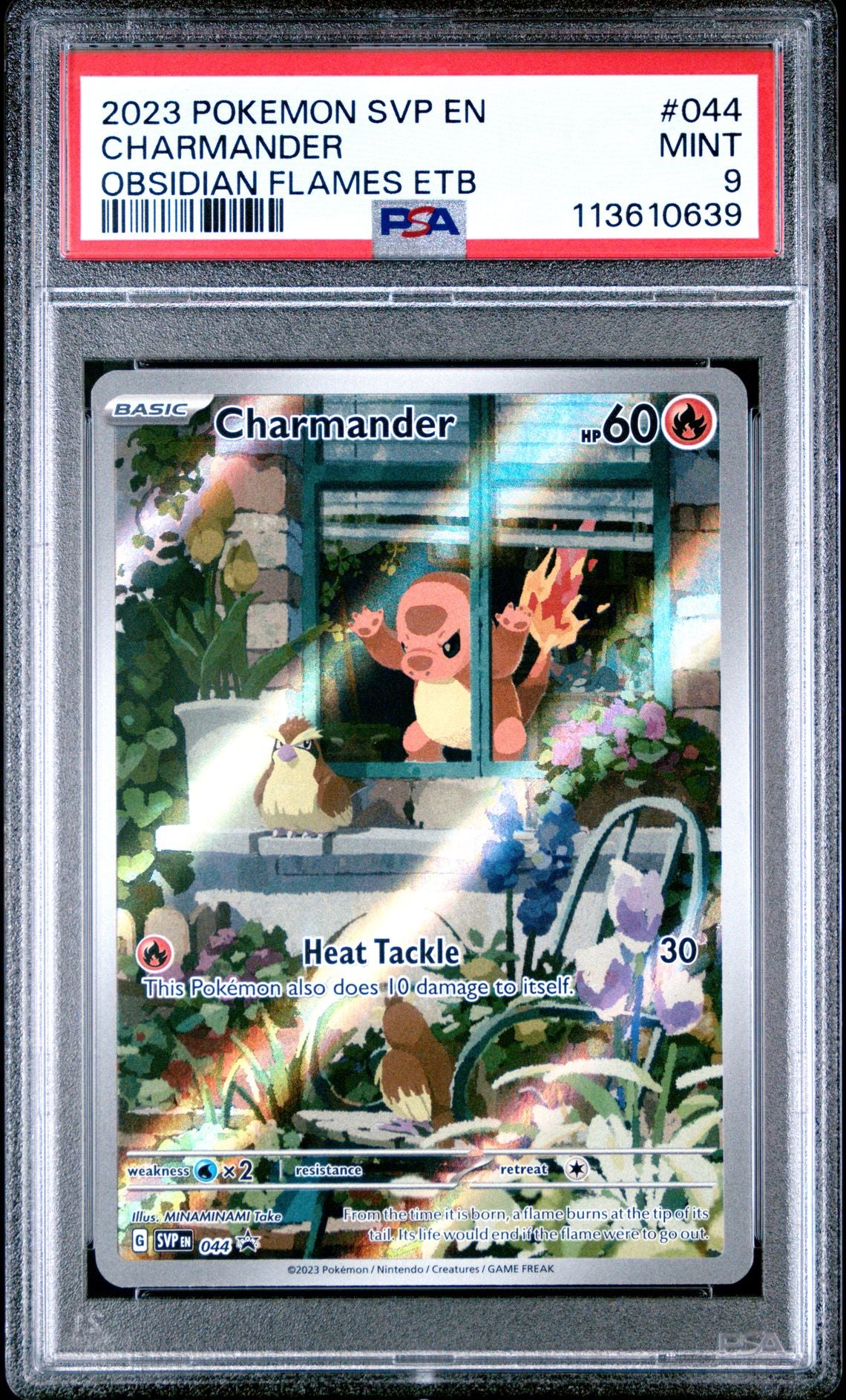 2023 POKEMON SVP EN-SV BLACK STAR PROMO 044 CHARMANDER OBSIDIAN