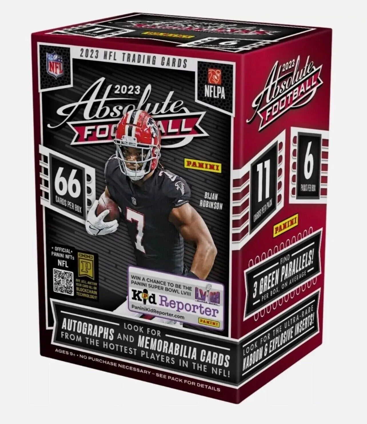 Sealed 2023 Panini Absolute football trading card blaster box