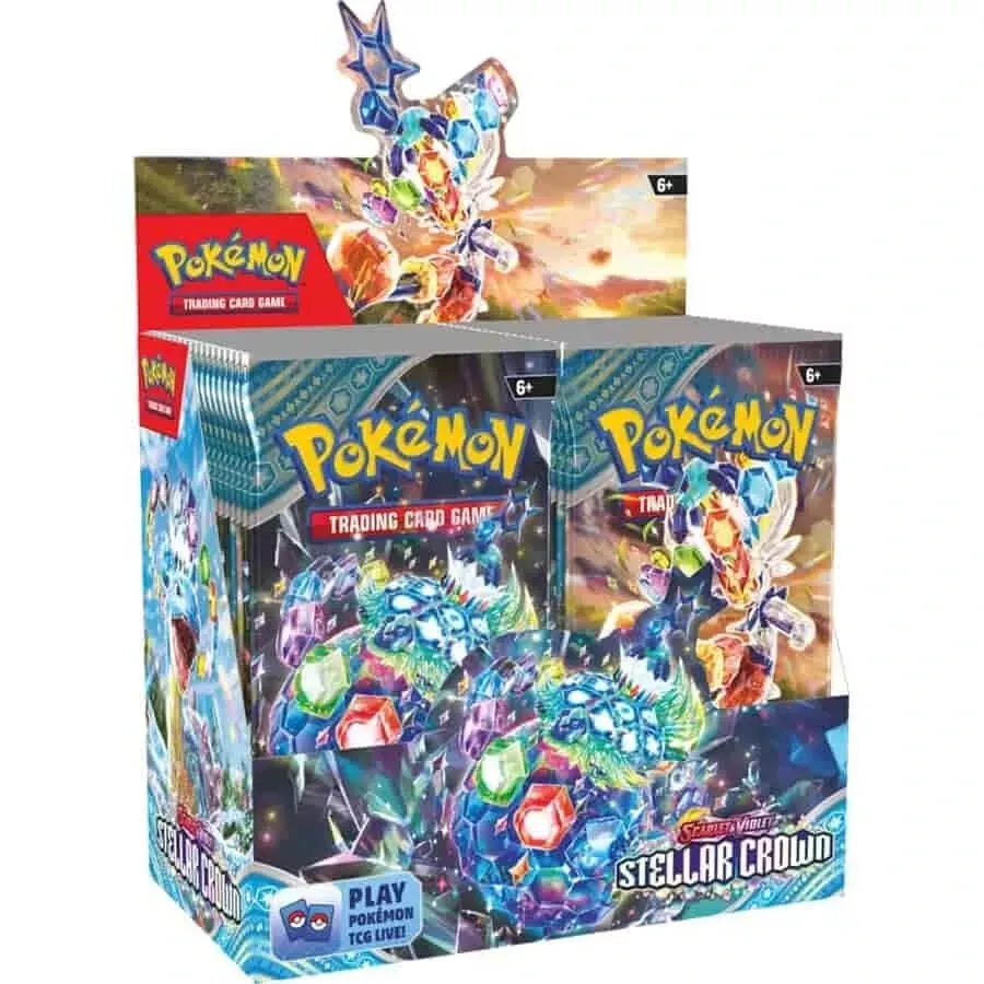 Sealed Pokemon Scarlet & Violet Stellar Crown booster box