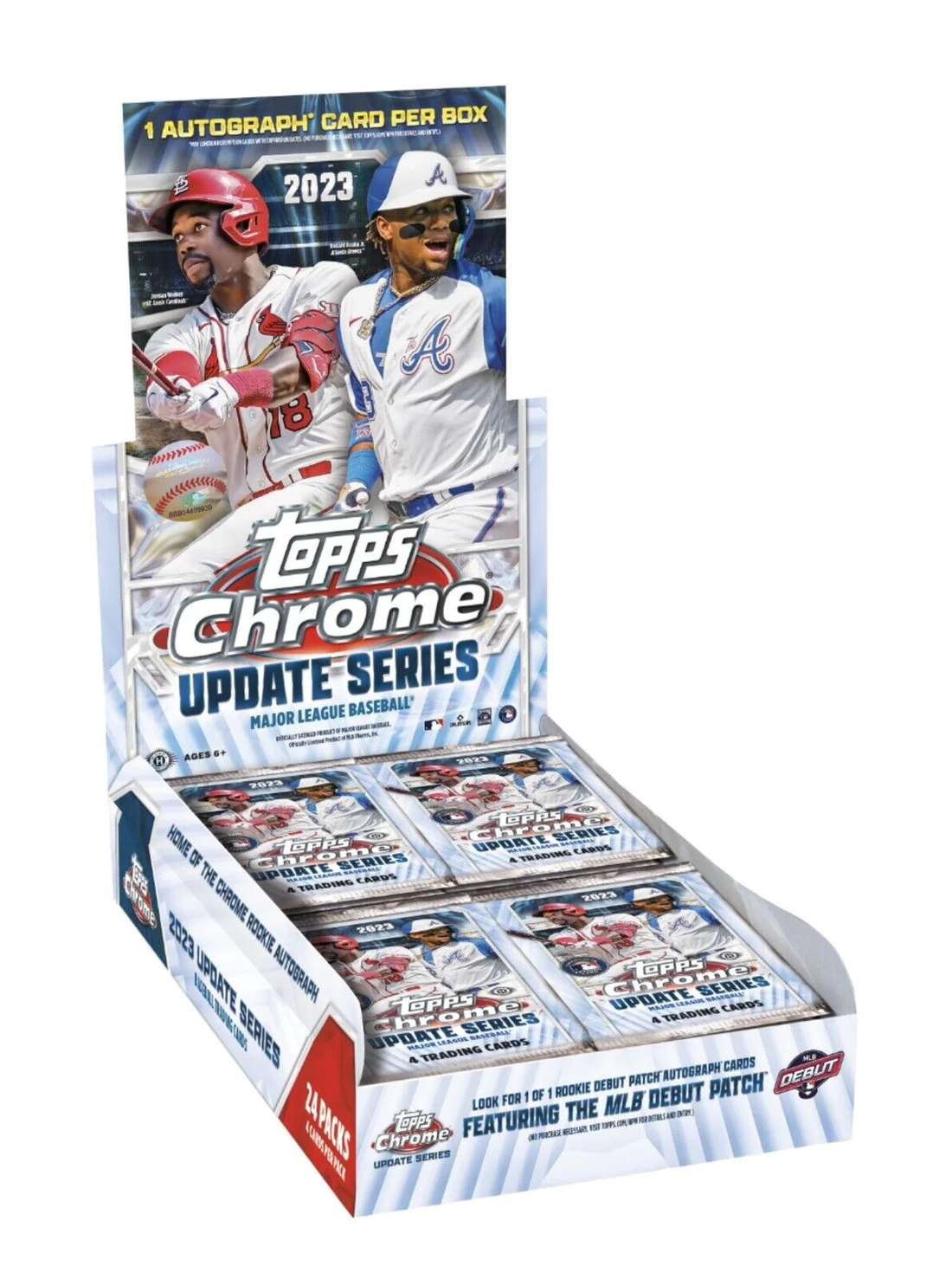 Sealed 2023 Topps Chrome Update Series baseball hobby box