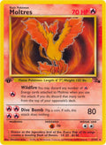1999 POKEMON FOSSIL #27 MOLTRES PSA 9
