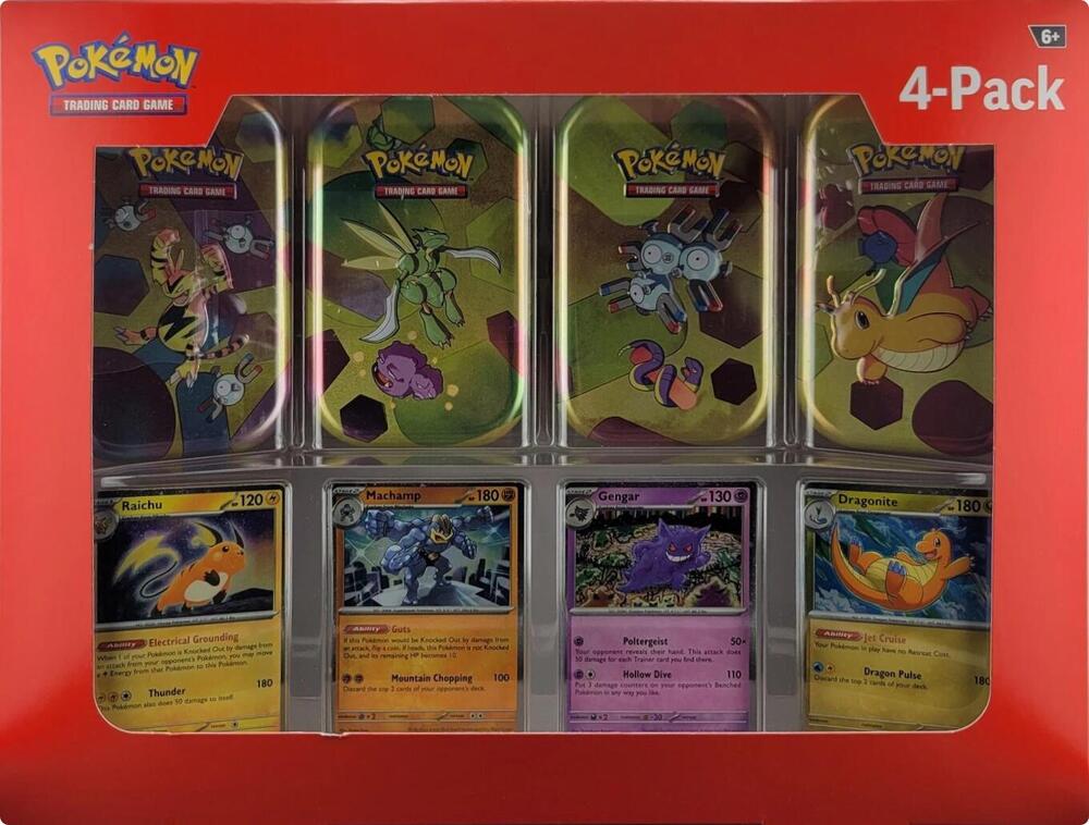 Pokemon Scarlet & Violet 151 Mini Tin 4 pack — Trading Cards