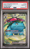 2023 POKEMON MEW EN-151 #182 VENUSAUR ex ULTRA RARE PSA 10