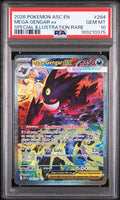 2026 POKEMON ASC EN-ASCENDED HEROES #284 MEGA GENGAR ex SPECIAL ILLUSTRATION RARE PSA 10