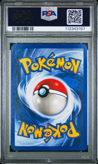 2000 POKEMON SPANISH FOSSIL 10 LAPRAS-HOLO PSA 7