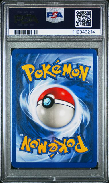 2001 POKEMON NEO REVELATION 7 HO-OH-HOLO DOUBLE HOLO ERROR PSA 7