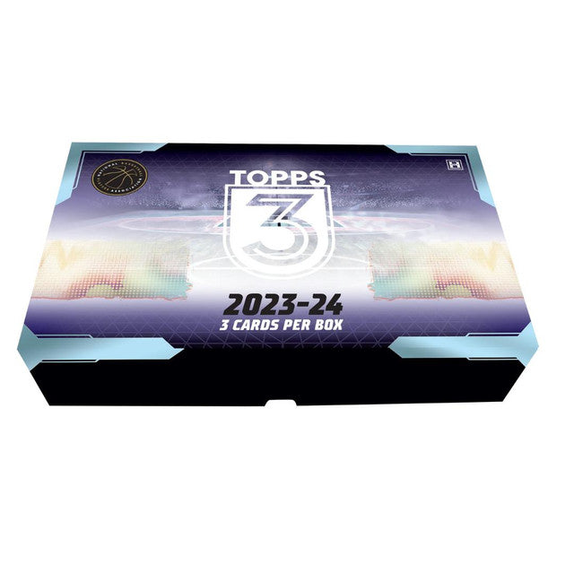 2023-24 Topps Three Basketball Hobby Box — Sports trading cards