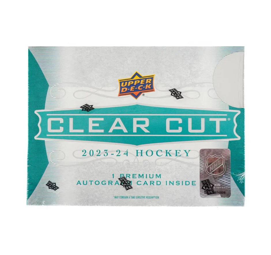 2023-24 Upper Deck Clear Cut Hockey Hobby Box - SEALED — Sports Trading Cards