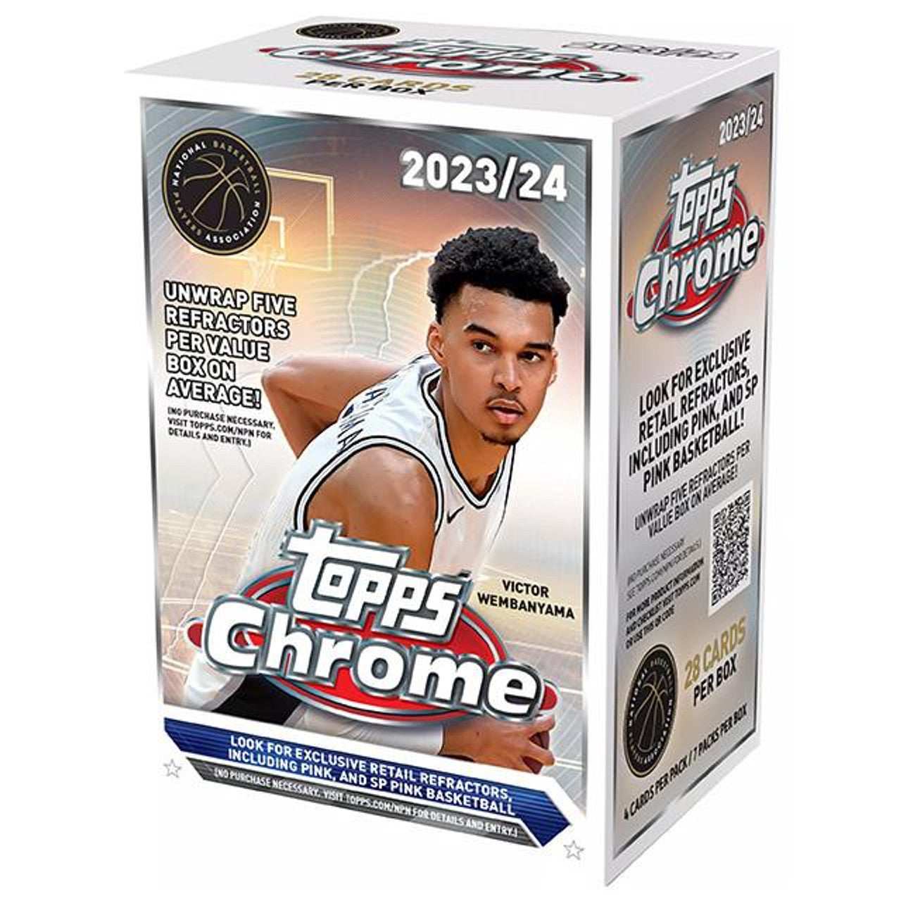 2023-24 Topps Chrome NBA Basketball Value Box - SEALED — Sports Trading Cards