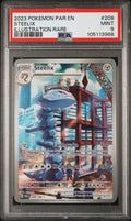 2023 POKEMON PAR EN-PARADOX RIFT 208 STEELIX ILLUSTRATION RARE PSA 9