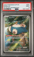 2023 POKEMON SVP EN-SV BLACK STAR PROMO 051 SNORLAX 151 ELITE TRAINER BOX PSA 9