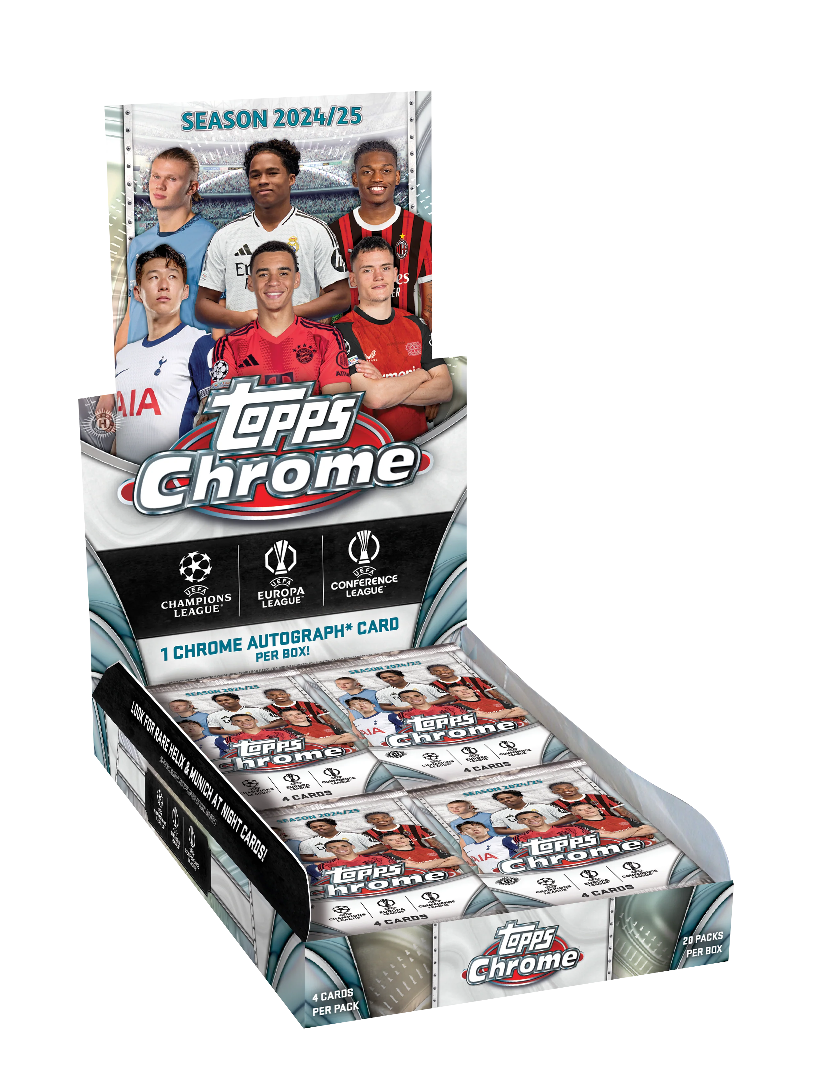 Topps Chrome UEFA Club Competitions Hobby Box — Sports Trading Cards