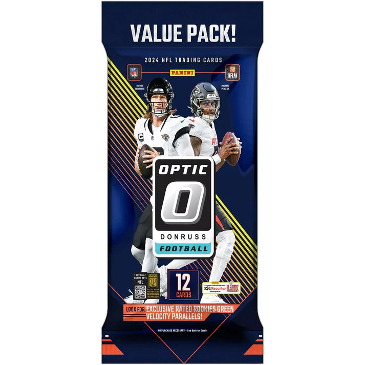 2024 Donruss Optic Football Value Pack — Sports trading cards
