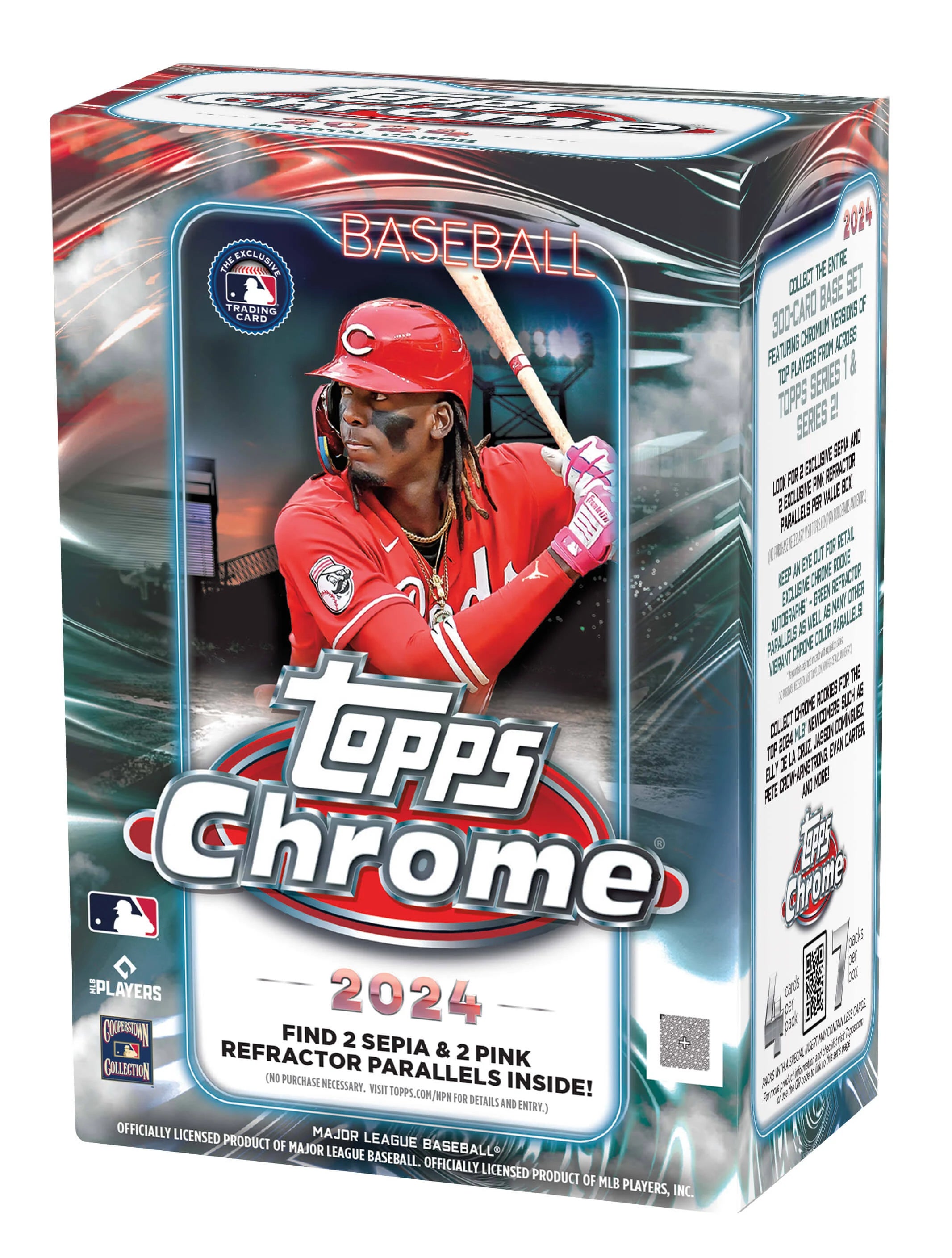 2024 Topps Chrome Baseball Blaster Box - FACTORY SEALED — Sports Trading Cards