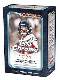 2024 Topps Chrome Football Value Box - Blaster — Sports Trading Cards