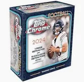 2024 Topps Chrome Football Mega Box — Sports Trading Cards