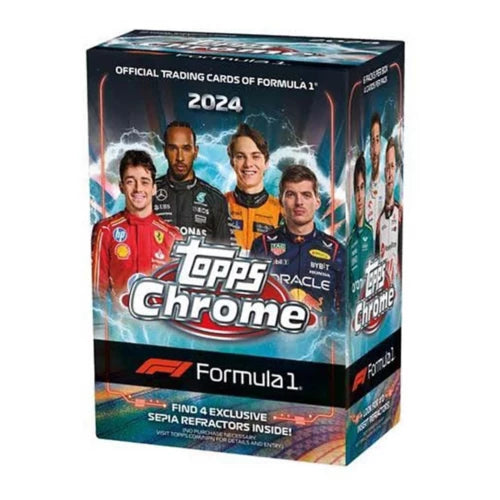 2024 Topps Chrome Formula 1 Blaster Box - SEALED — Sports Trading Cards