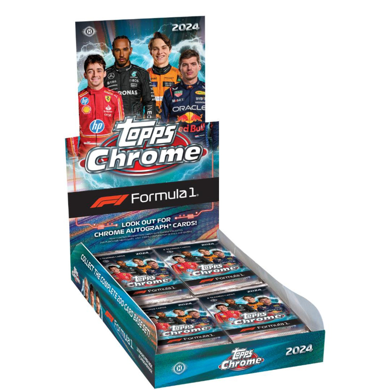 2024 Topps Chrome F1 Formula 1 Racing Hobby Box - SEALED — Sports Trading Cards