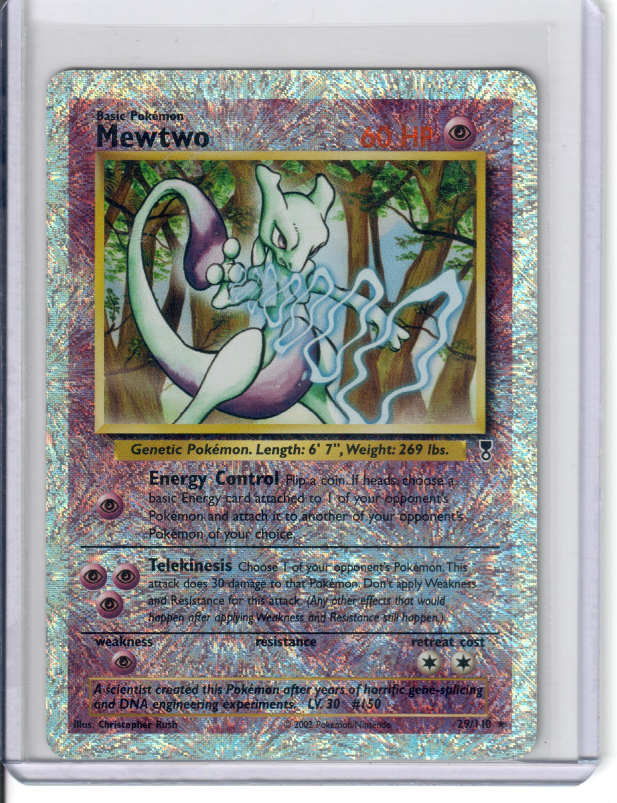 legendary mewtwo pokemon card Whitebeard Ace Cards Style:Sapphire & Steel [Psychic] Bandai One Piece Tin