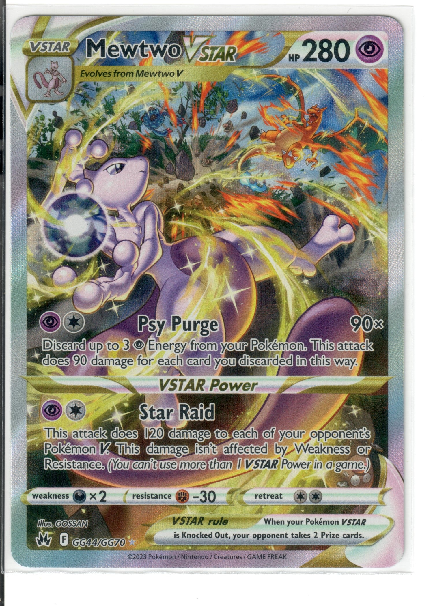 Mewtwo VSTAR - Crown Zenith: Galarian Gallery (CRZ:GG) — Pokemon
