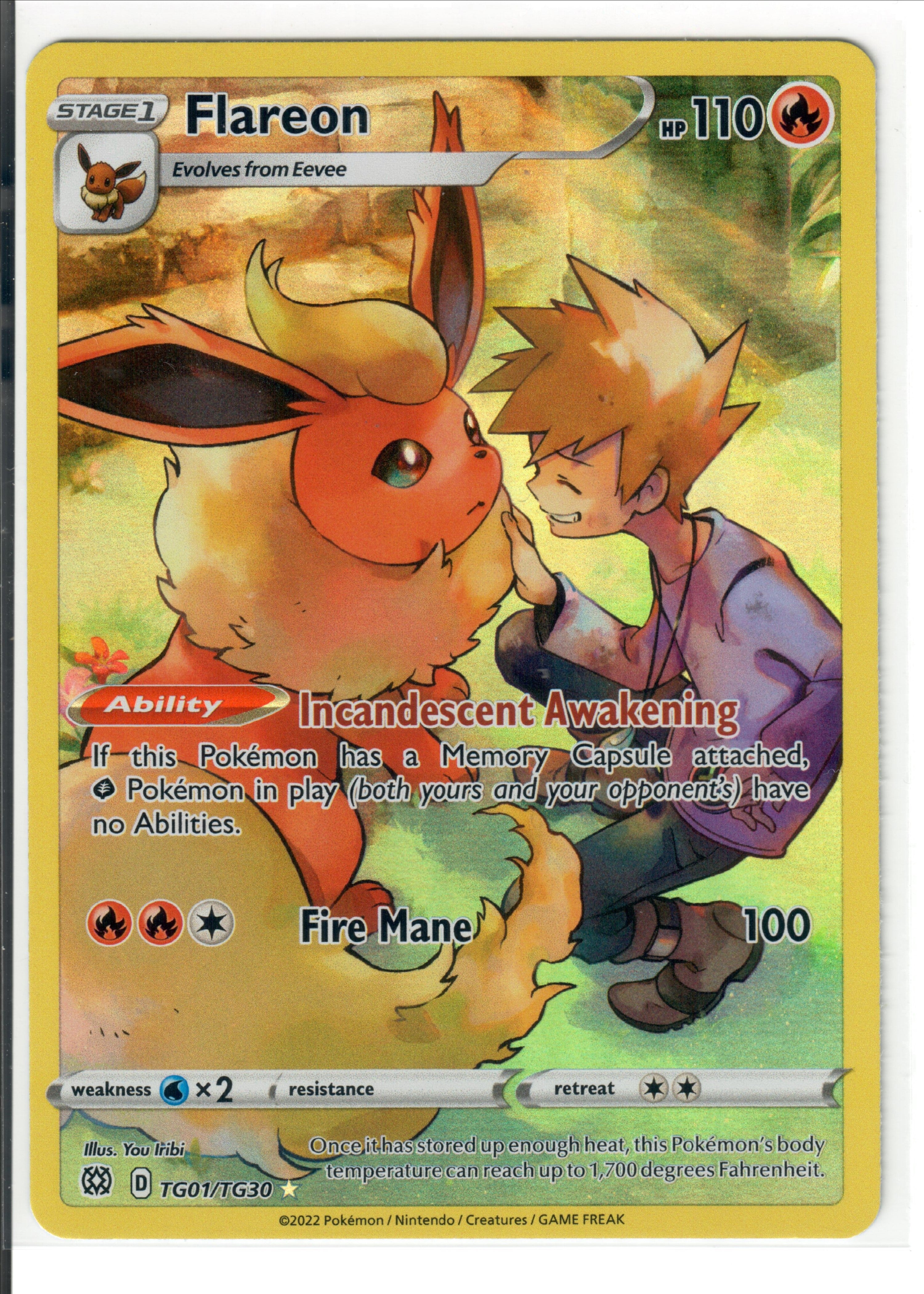 Flareon - SWSH09: Brilliant Stars Trainer Gallery (SWSH09:TG) — Pokemon