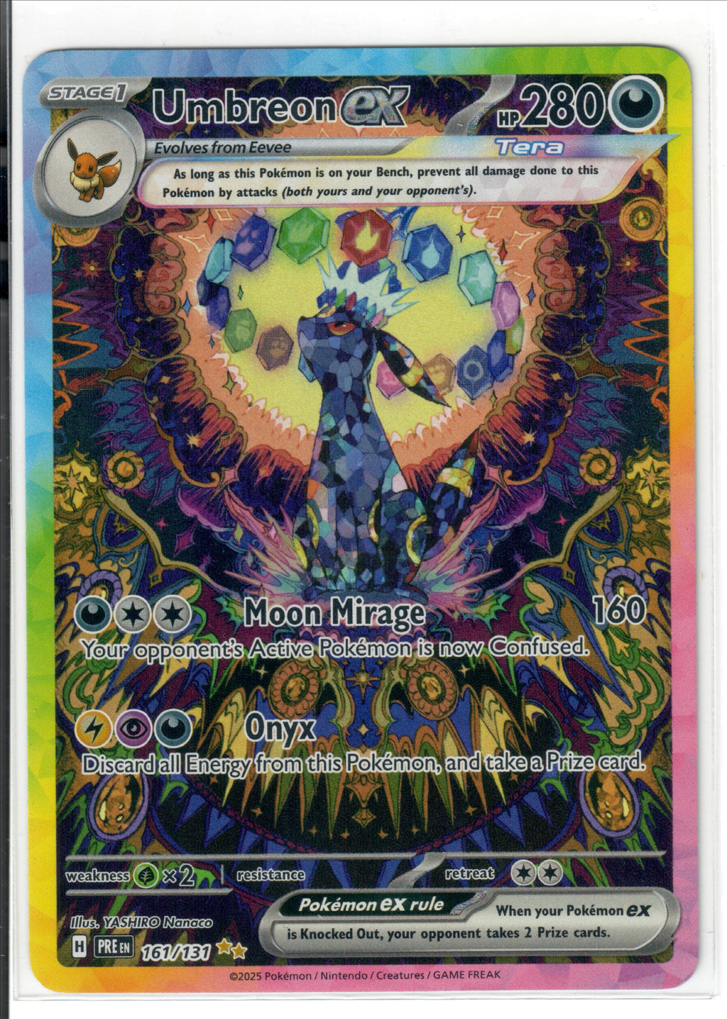 Umbreon ex - 161/131 - SV: Prismatic Evolutions (PRE) — Pokemon