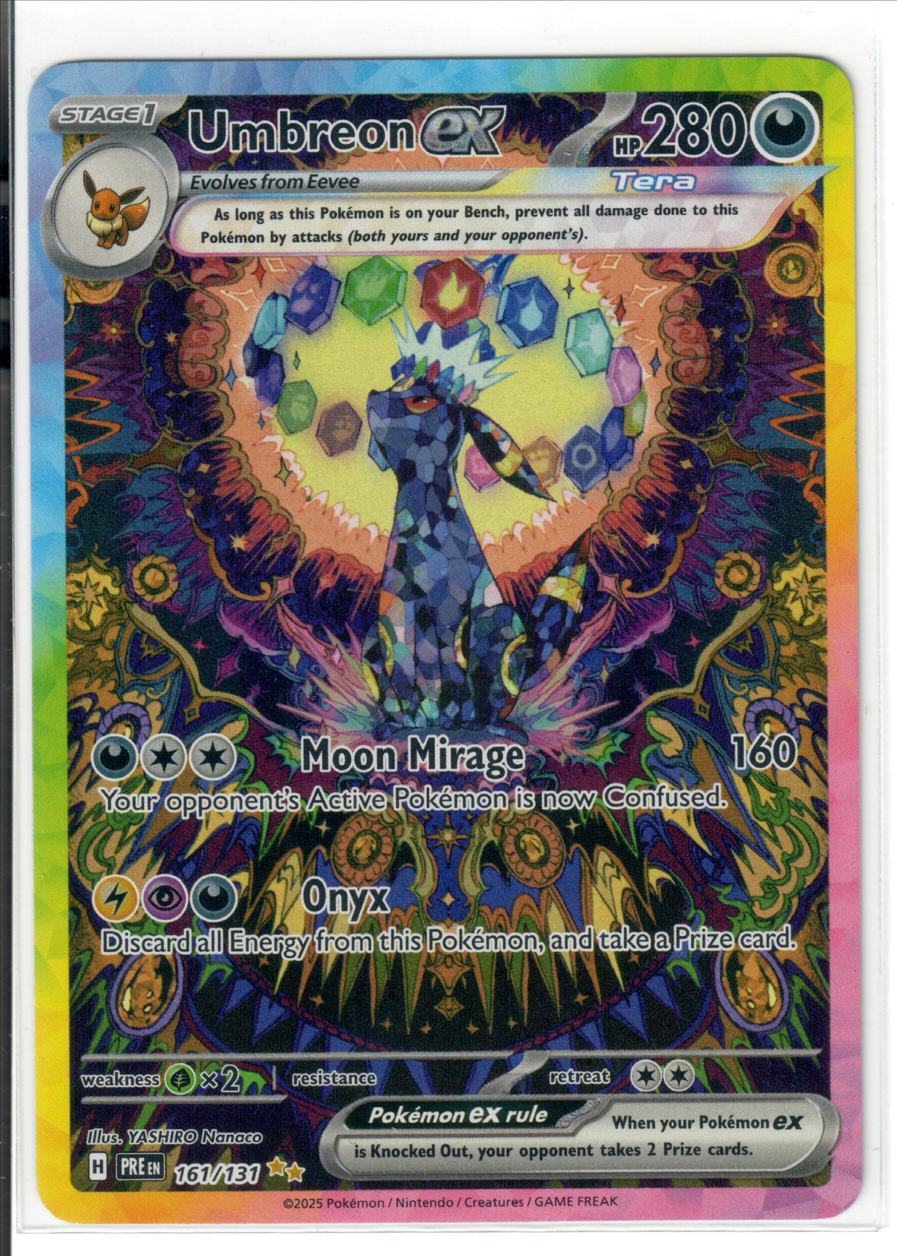 Umbreon ex - 161/131 - SV: Prismatic Evolutions (PRE) — Pokemon