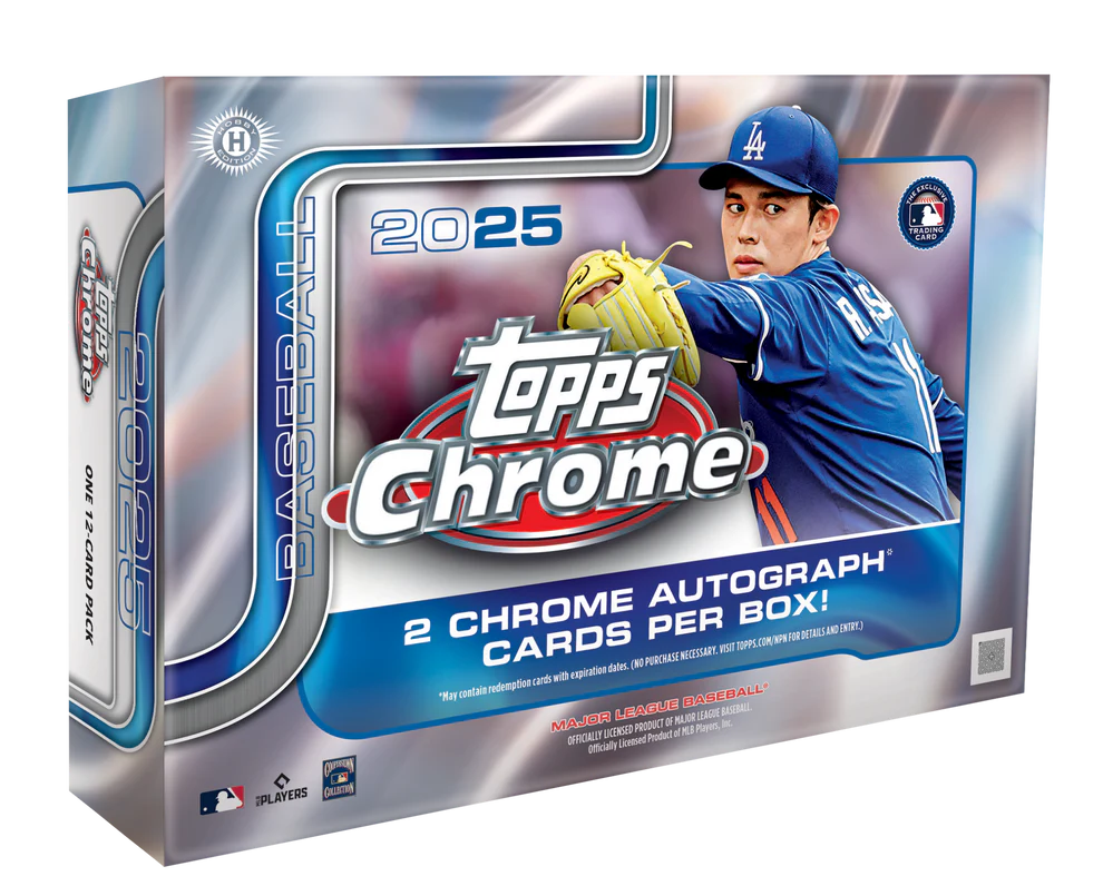 2025 Topps Chrome Baseball Breaker's Delight Box — Sports Trading Cards