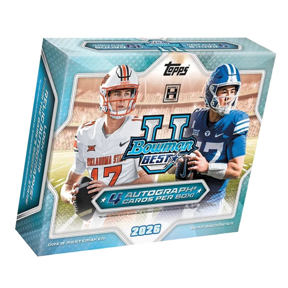 2026 Bowman University Best Football factory-sealed hobby box