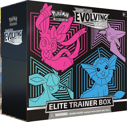 Evolving Skies Elite Trainer Box - SWSH07: Evolving Skies (SWSH07) [Glaceon/Vaporeon/Sylveon/Espeon] — Pokemon