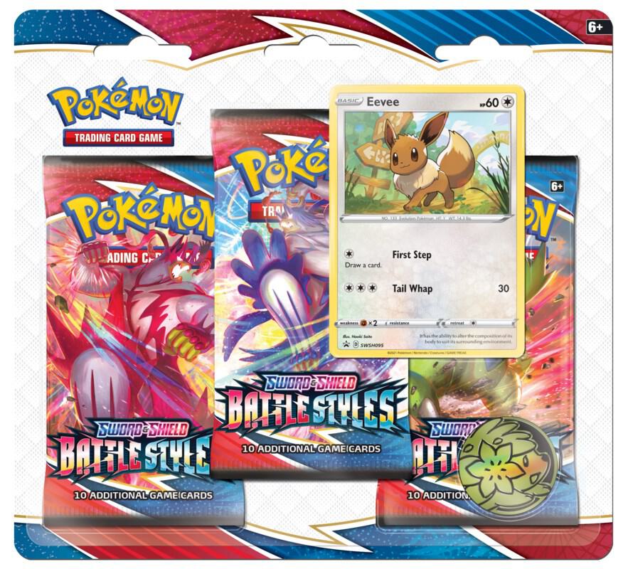 Battle Styles 3 Pack Blister [Eevee] - SWSH05: Battle Styles (SWSH05)