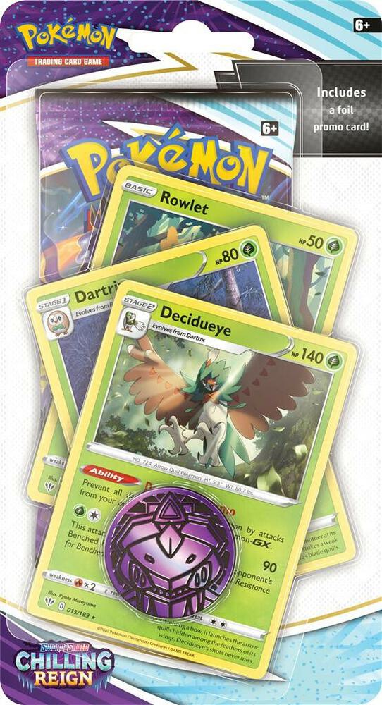 Chilling Reign Premium Checklane Blister [Decidueye] - SWSH06: Chilling Reign (SWSH06)