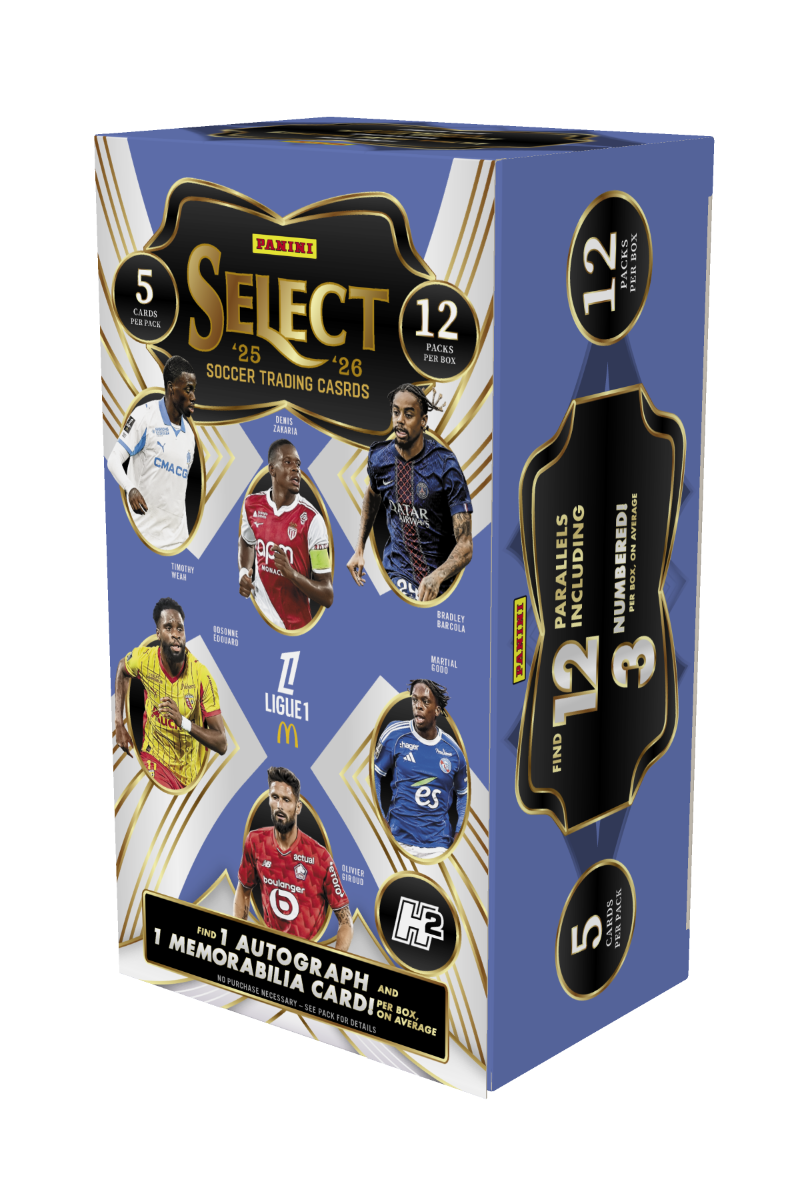 2025-26 Panini Select Ligue 1 Trading Card Box (Hobby H2) — Sports Trading Cards