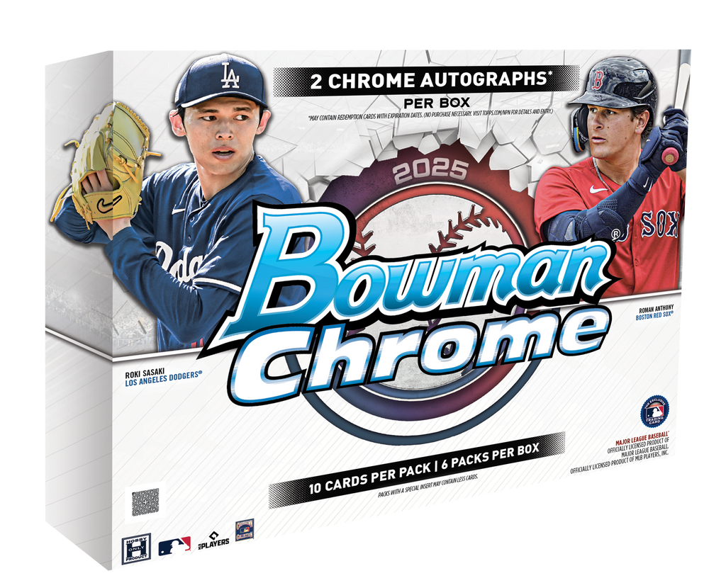 2025 Bowman Chrome Baseball Hobby Box — Sports Trading Cards