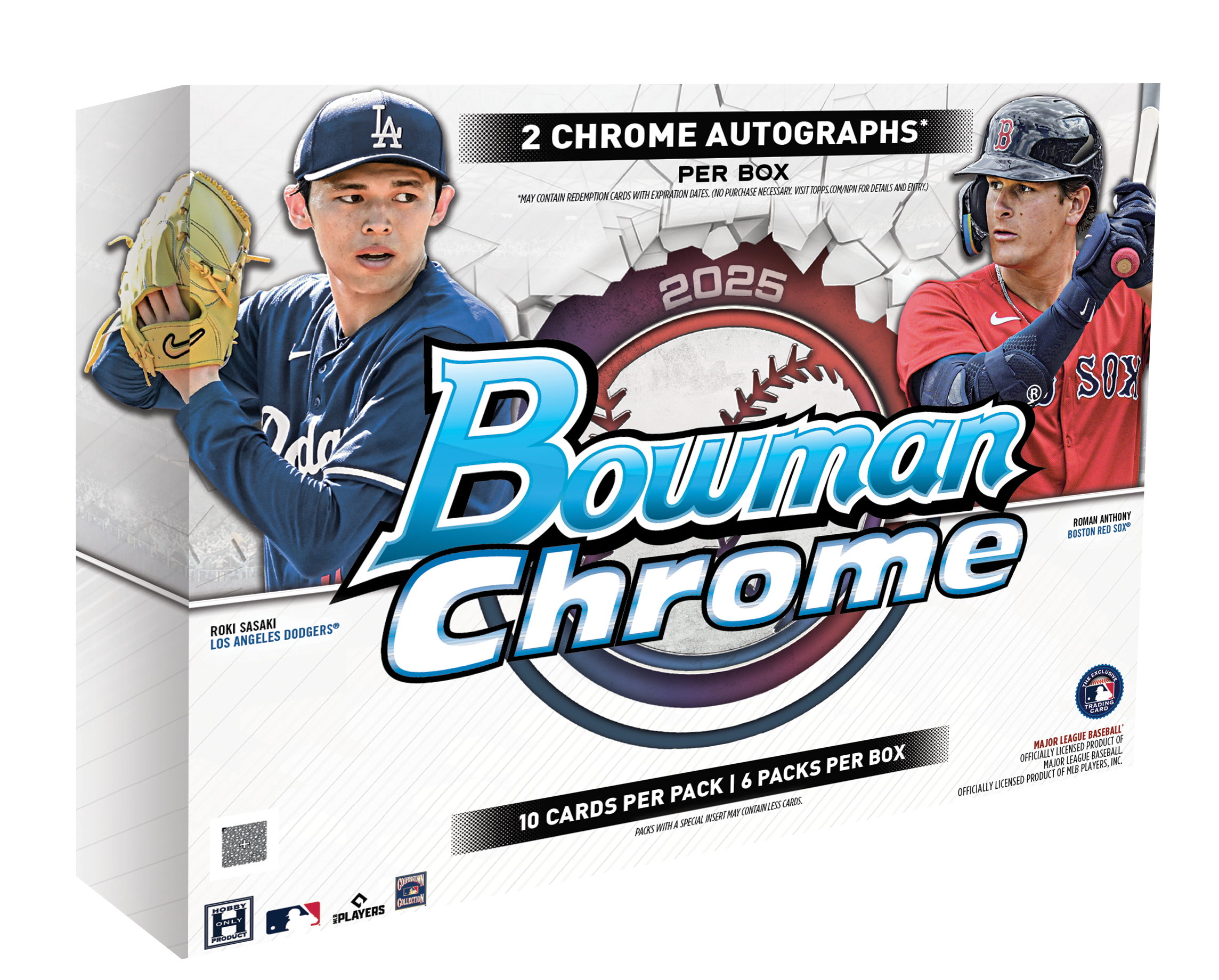 2025 Bowman Chrome Baseball Hobby Box — Sports Trading Cards