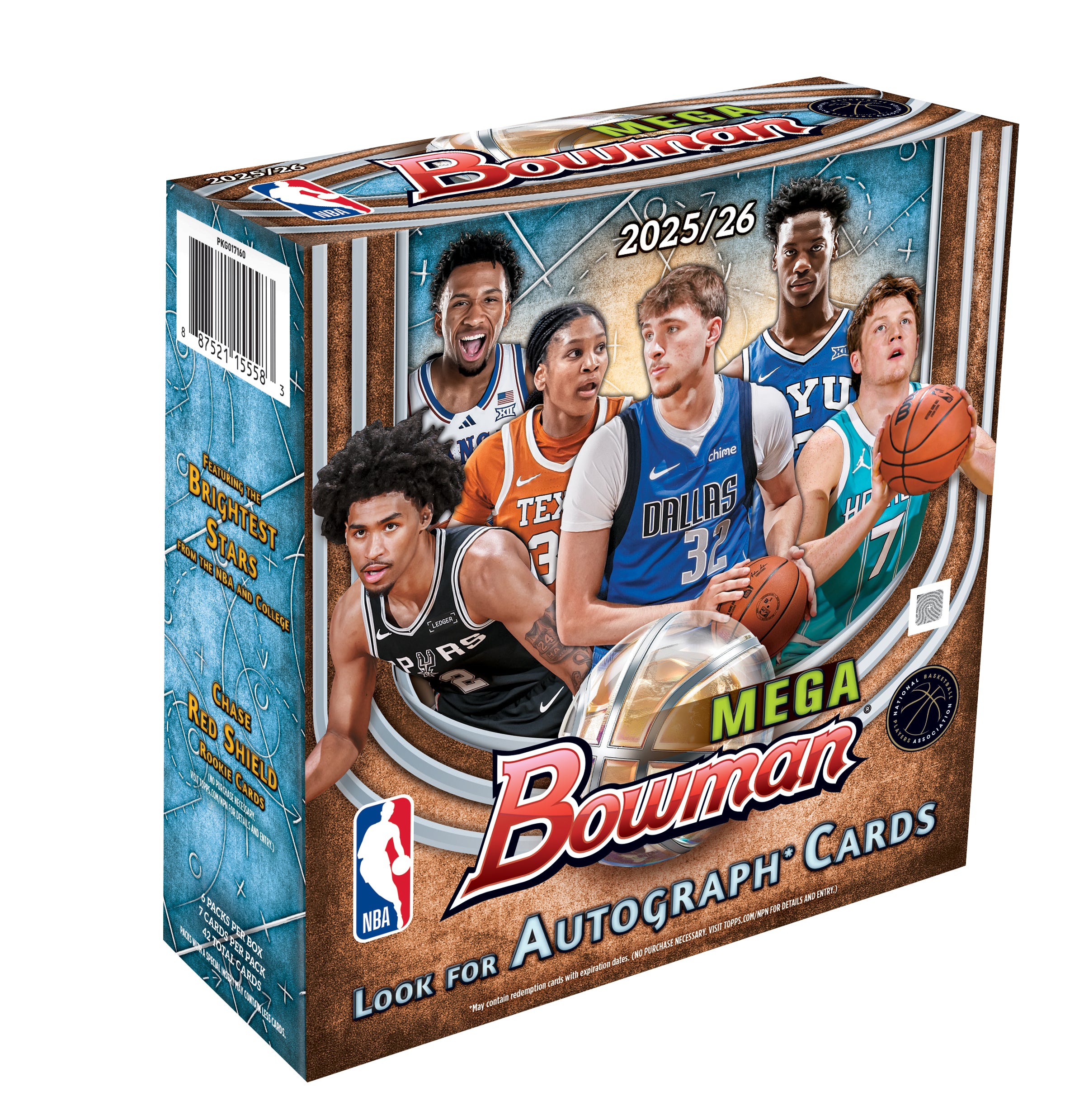 2025-26 Bowman Basketball - Mega Box — Sports Trading Cards