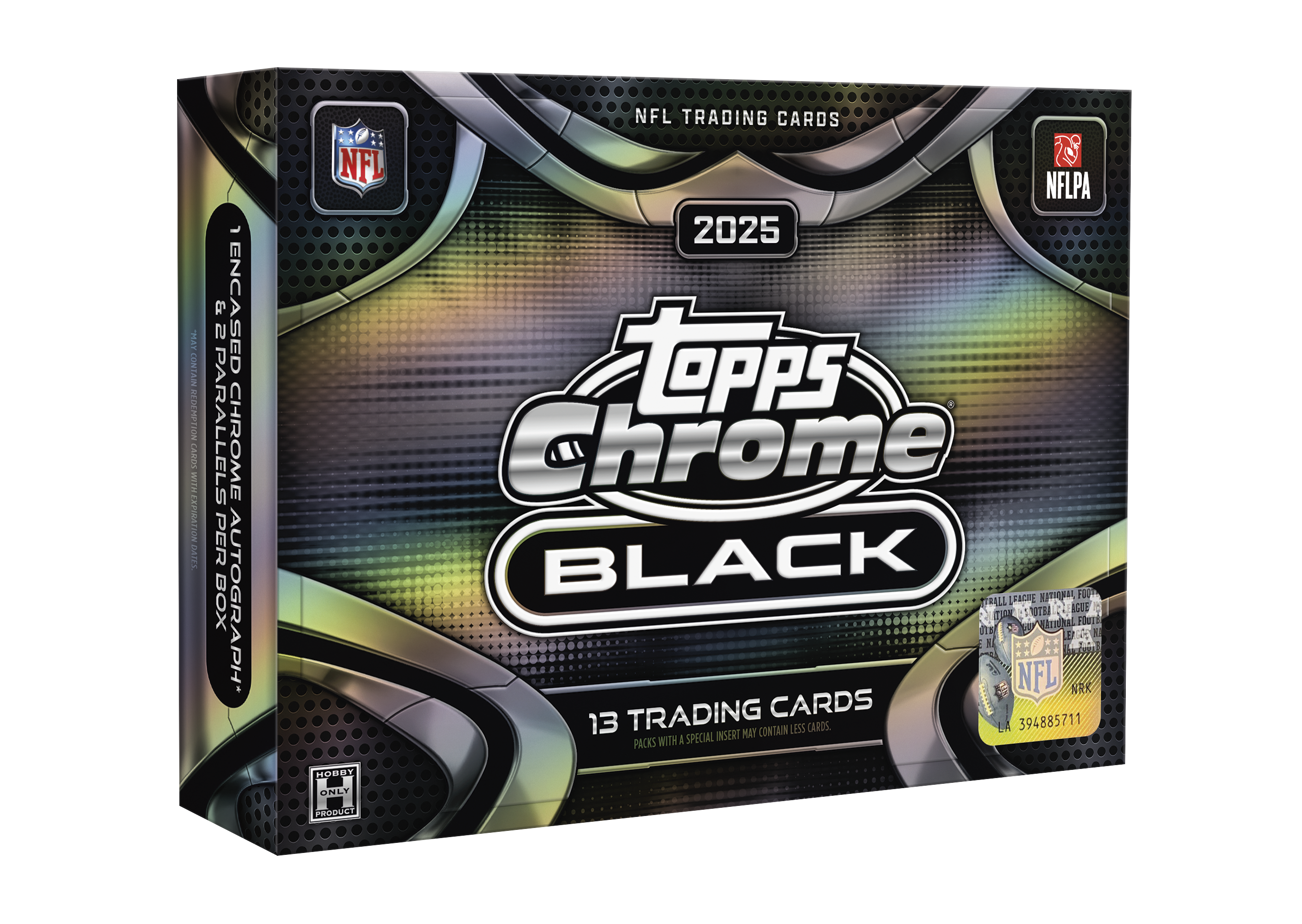 2025 Topps Chrome Black Football - Hobby Box — Sports Trading Cards