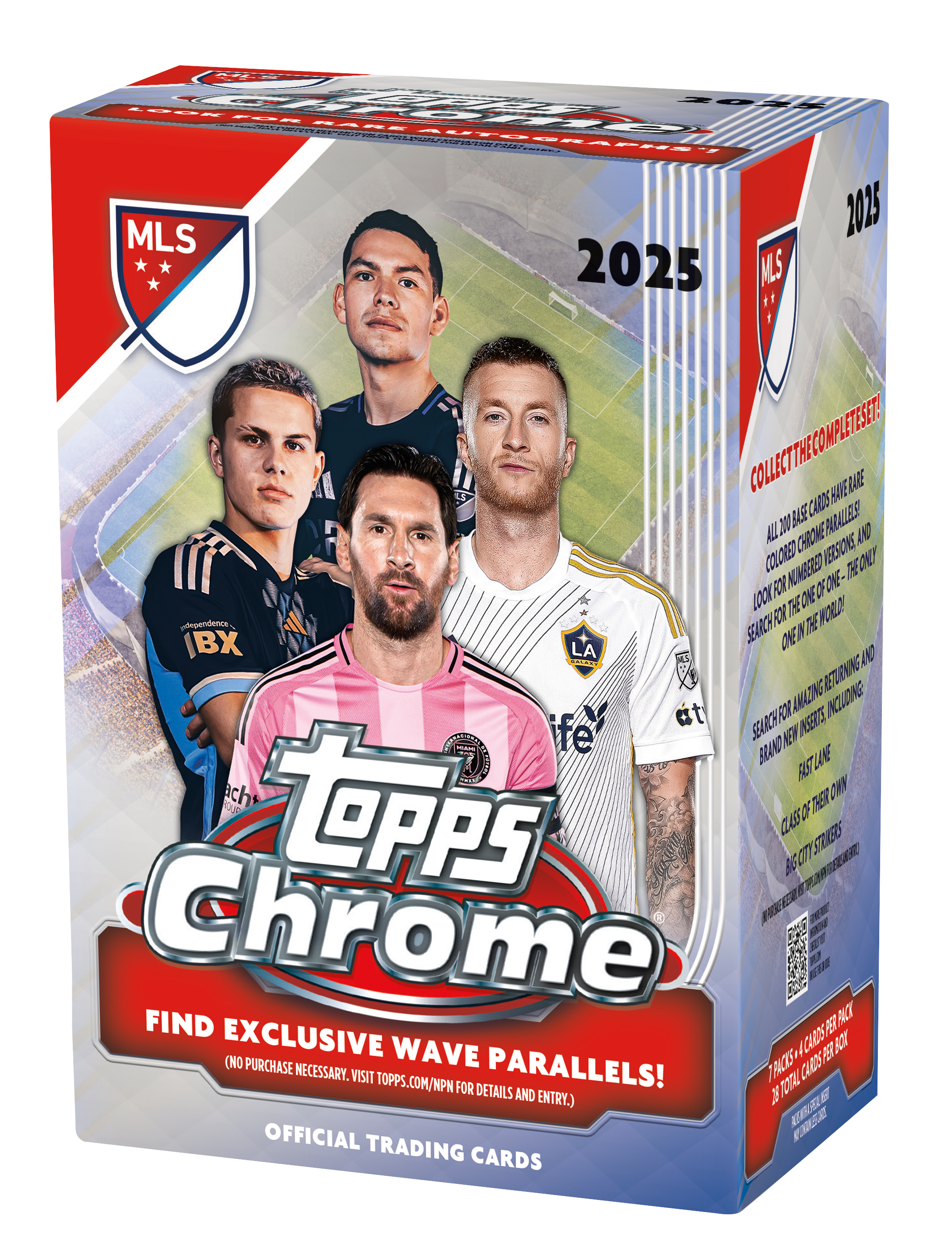 Topps Chrome® MLS 2025 Value Box — Sports Trading Cards