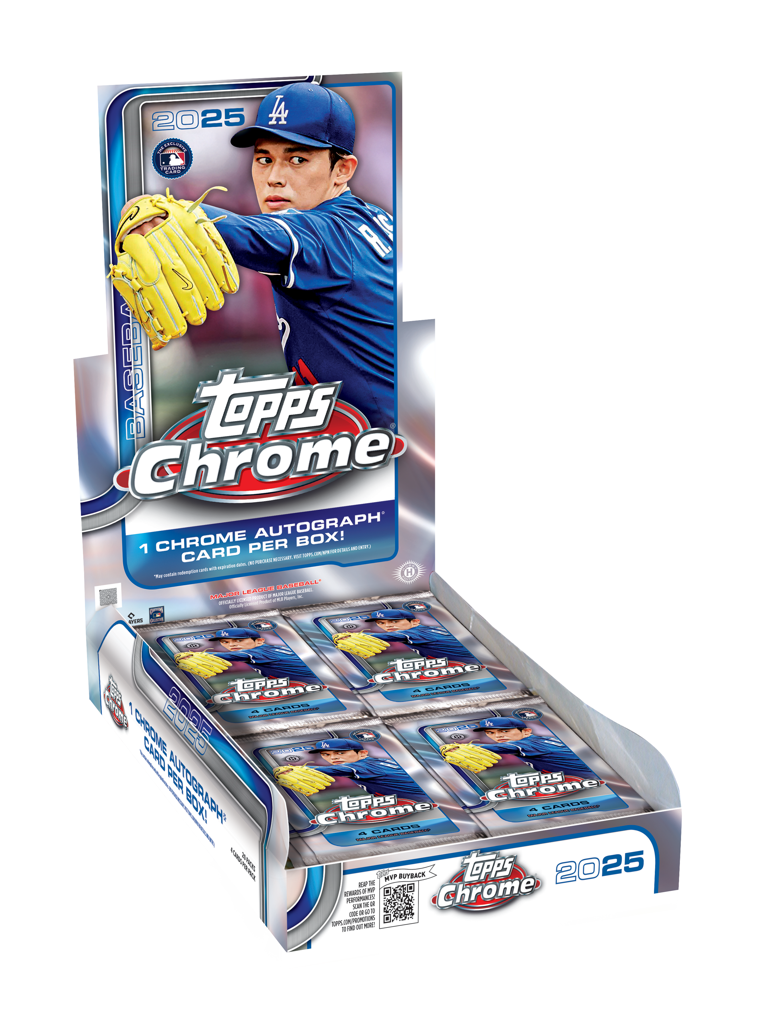 2025 Topps Chrome Baseball Hobby Box — Sports Trading Cards