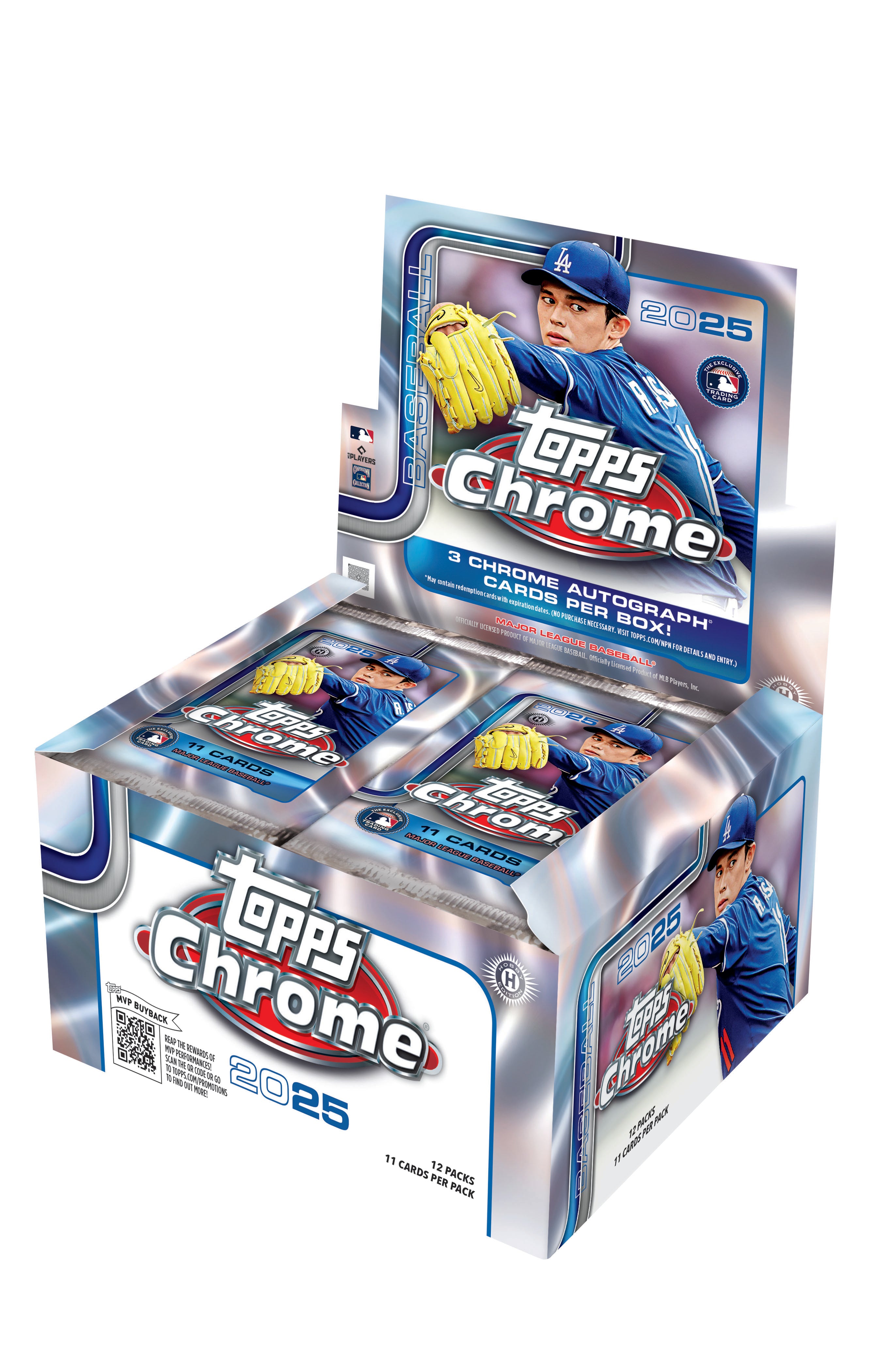 2025 Topps Chrome Baseball Hobby Jumbo Box — Sports Trading Cards
