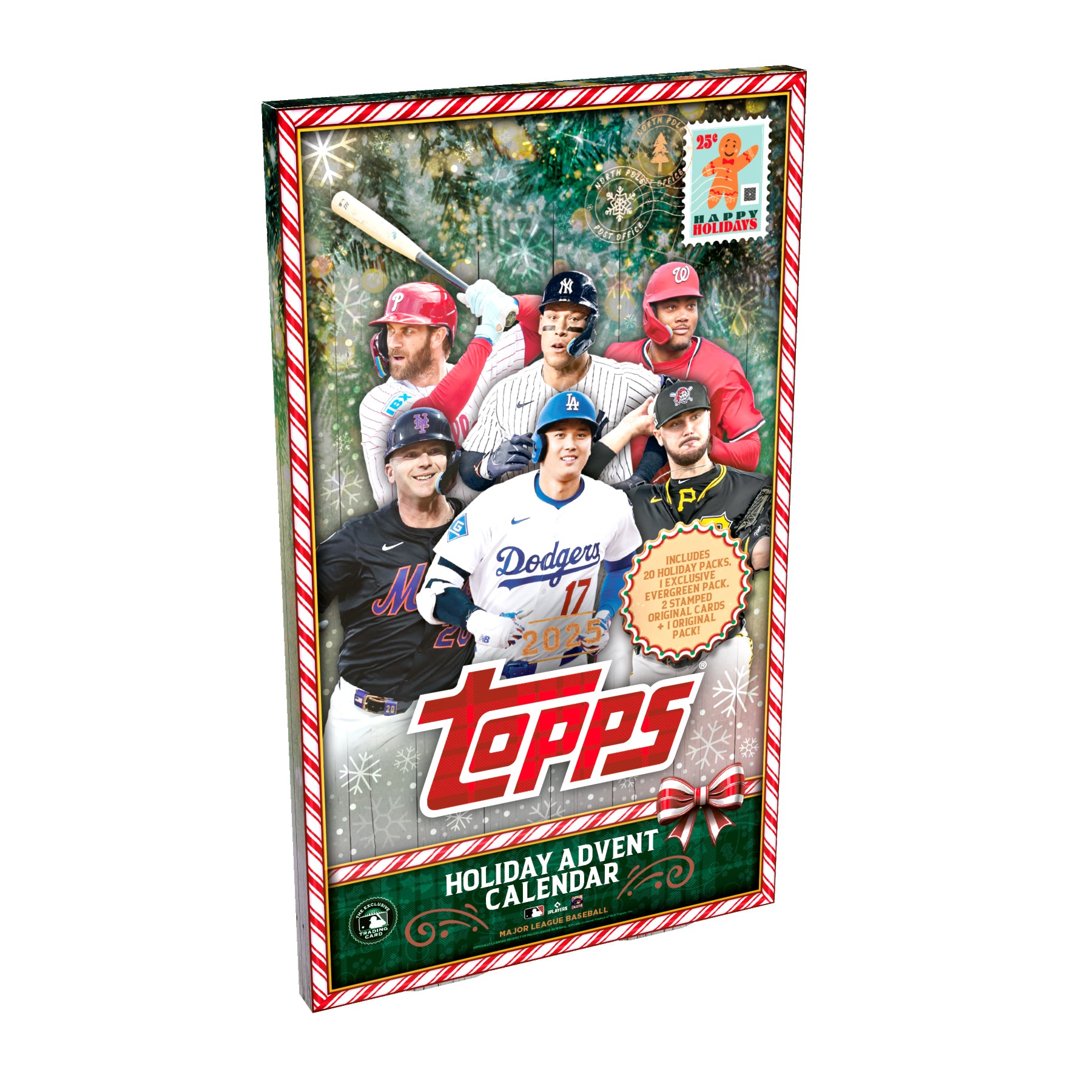 2025 Topps Holiday Baseball Mega Advent Calendar — Sports Trading Cards