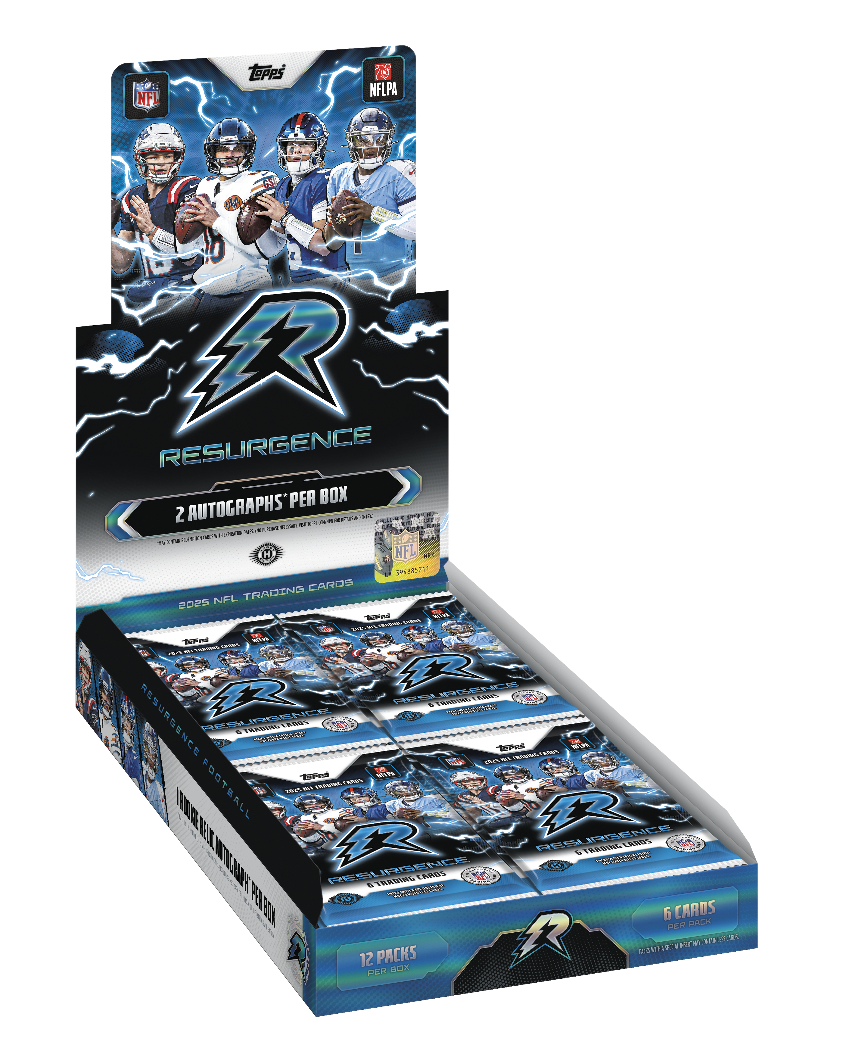2025 Topps Resurgence Football Hobby Box