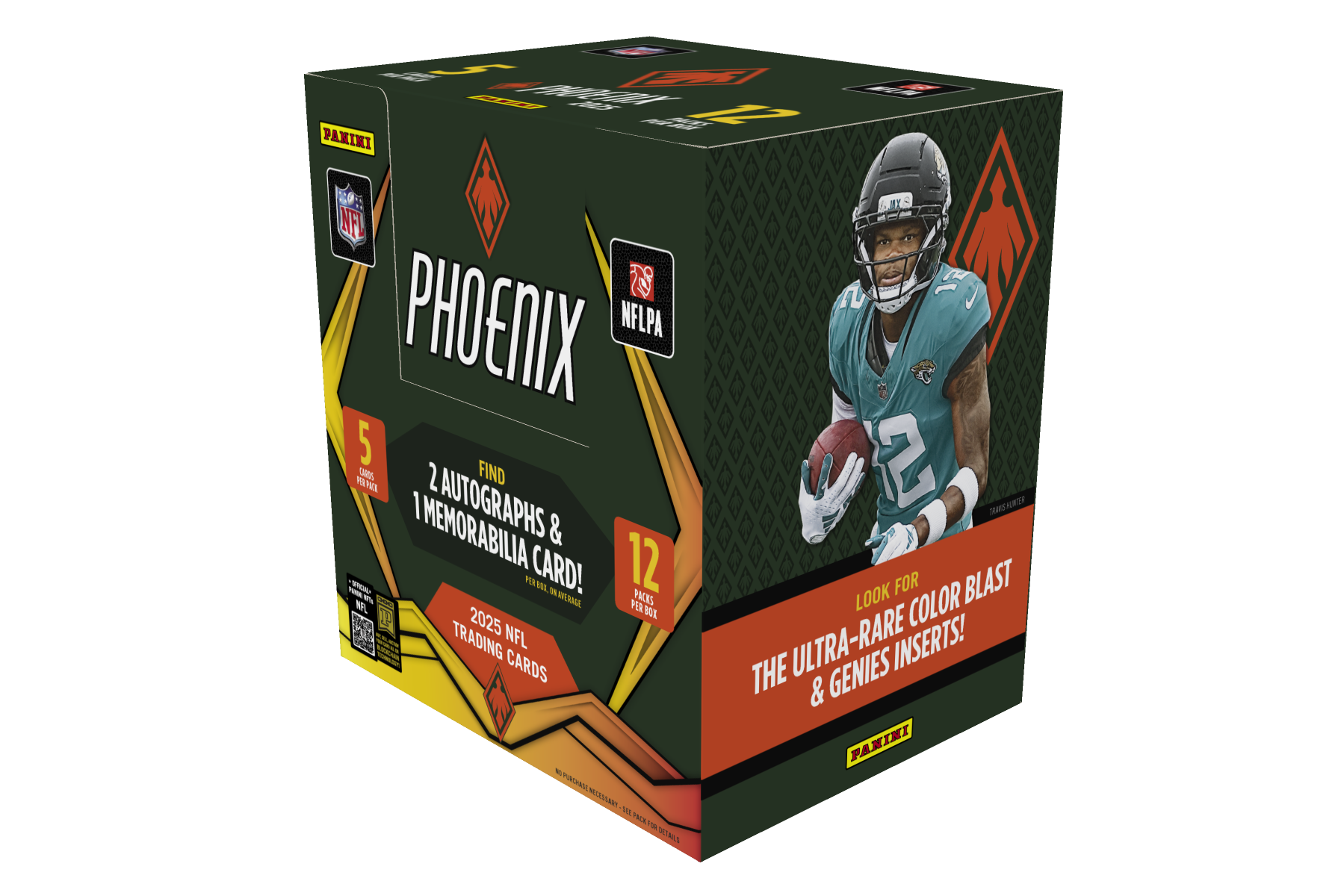 2025 Panini Phoenix NFL Trading Card Box (Hobby) — Sports Trading Cards