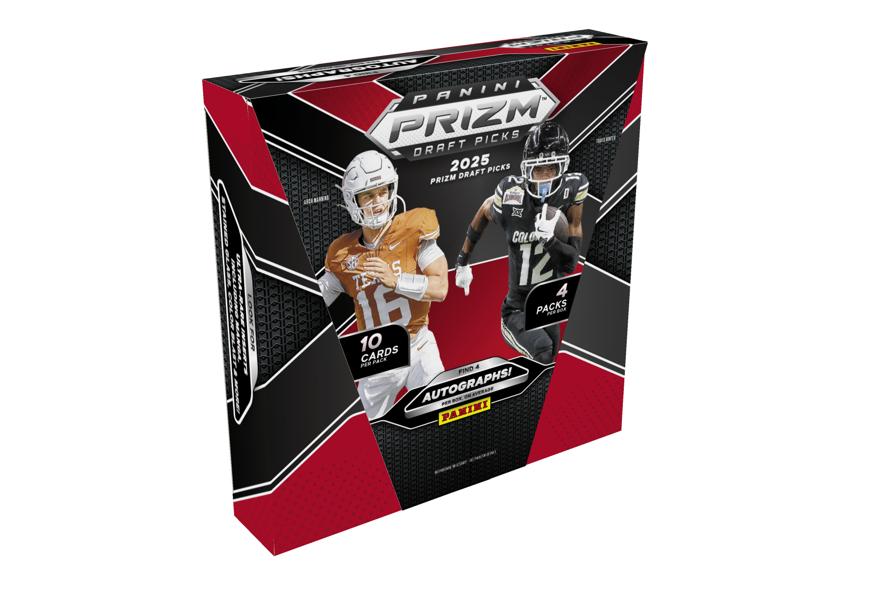 2025 Panini Prizm Draft Picks Collegiate Football Trading Card Box (Hobby) — Sports Trading Cards