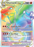 2022 POKEMON SWORD & SHIELD BRILLIANT STARS #174 FA/CHARIZARD VSTAR BRILLIANT STARS-SECRET PSA 9