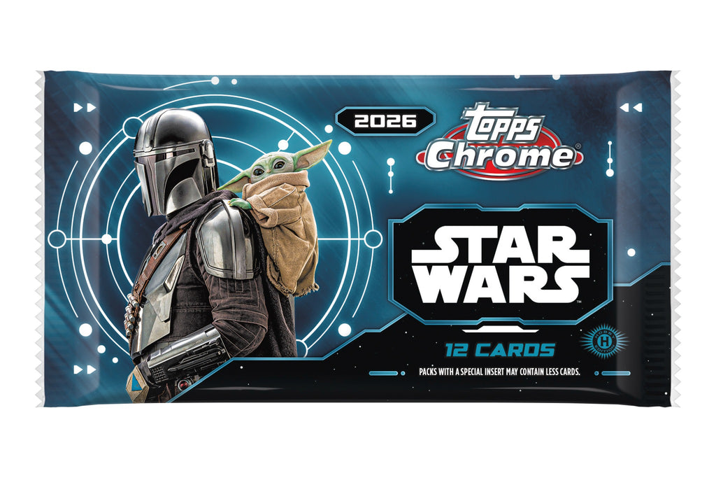 2026 Topps Chrome Star Wars Delight 12-card pack wrapper