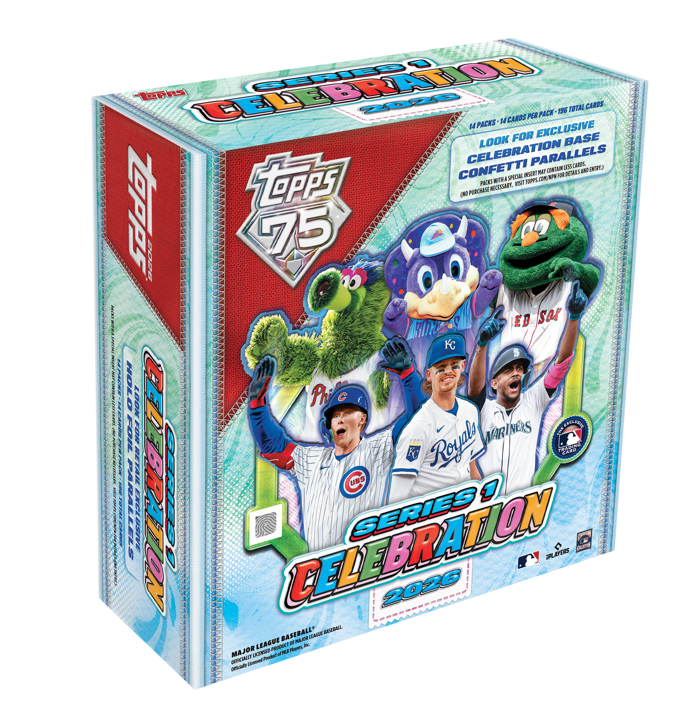 2026 Topps MLB Series 1 Baseball Trading Card Celebration Box — Sports Trading Cards