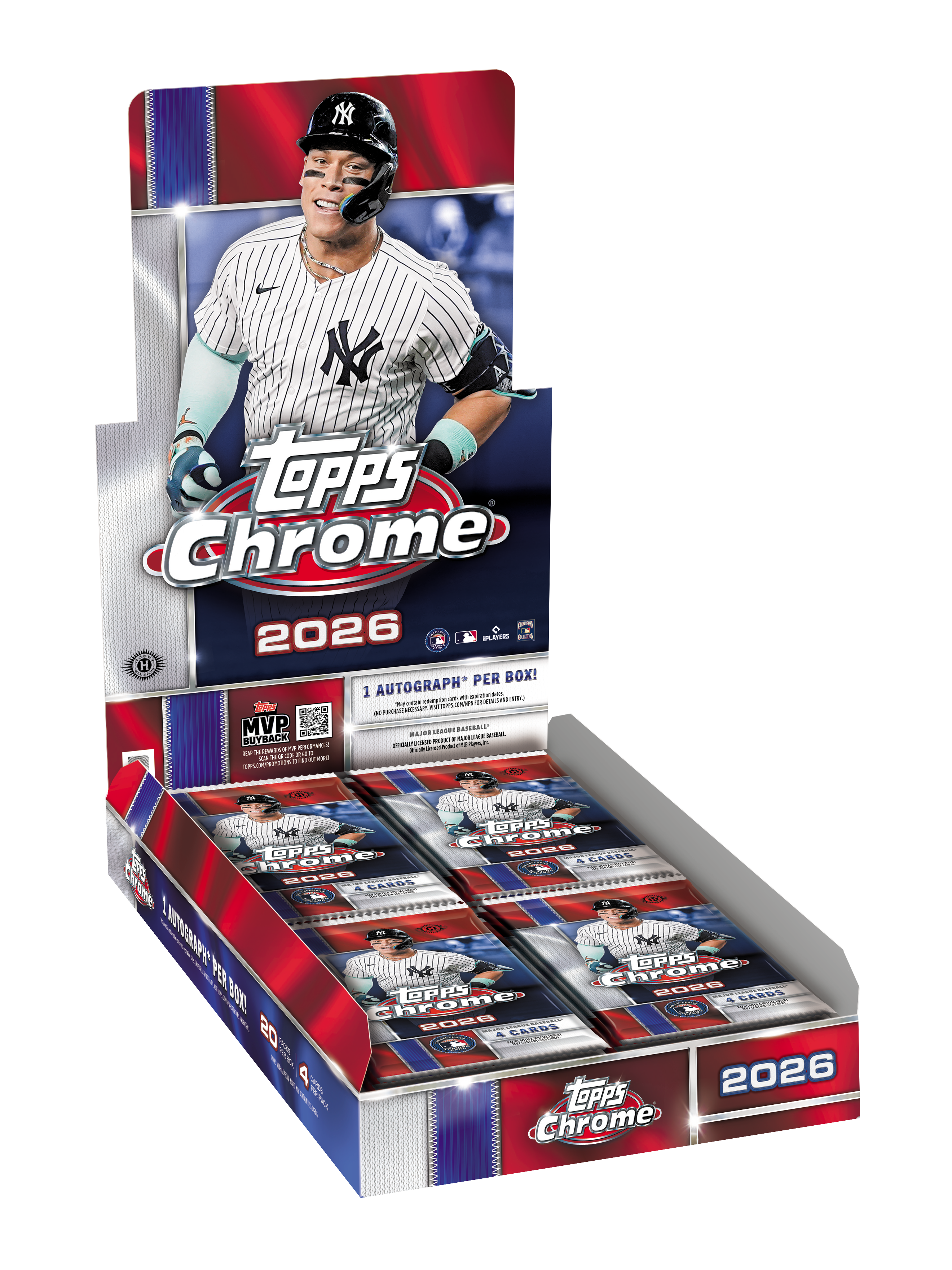 2026 Topps Chrome® Baseball - Hobby Box