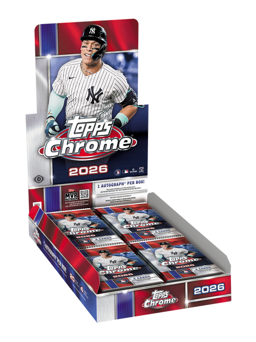 2026 Topps Chrome® Baseball - Hobby Box